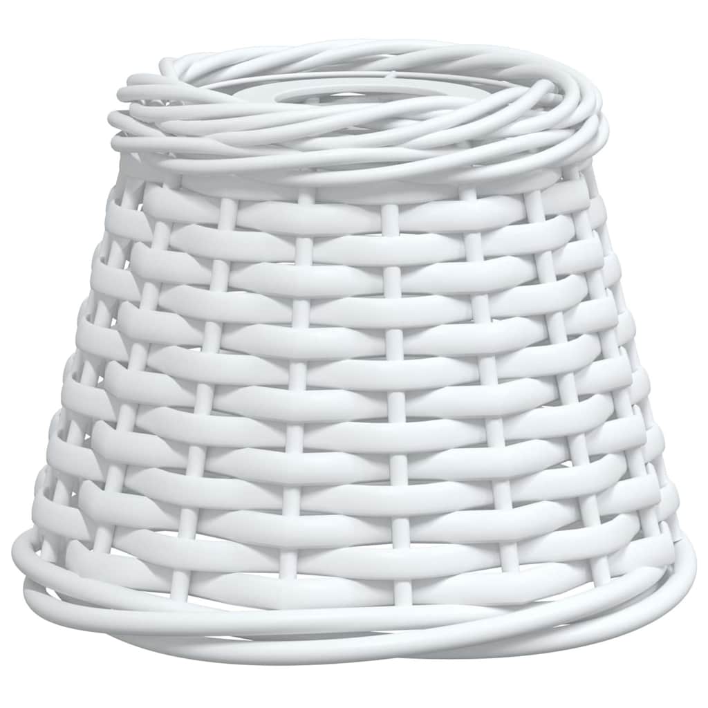 Vidaxl plafondlampenkap ø15x12 cm wicker wit