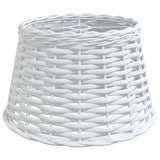 Vidaxl plafondlampenkap ø38x23 cm wicker wit - afbeelding 2
