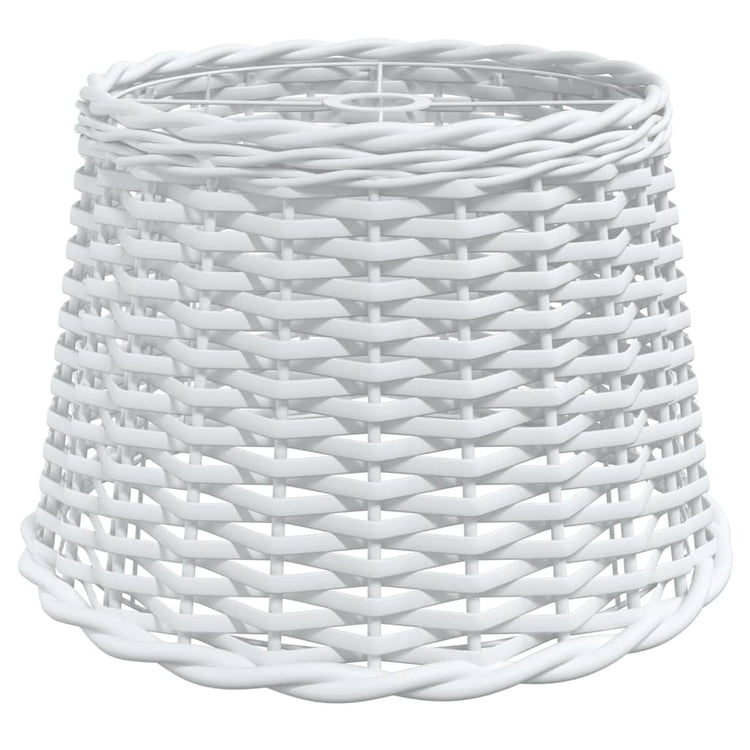 Vidaxl plafondlampenkap ø40x26 cm wicker wit