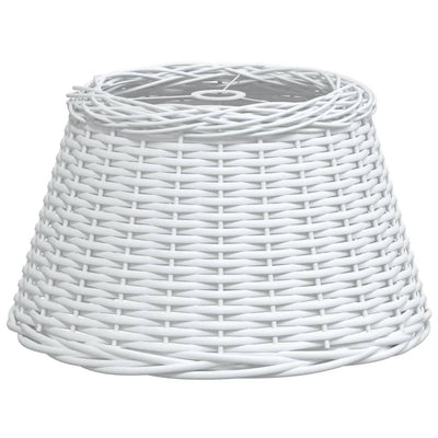 Vidaxl plafondlampenkap ø50x30 cm wicker wit