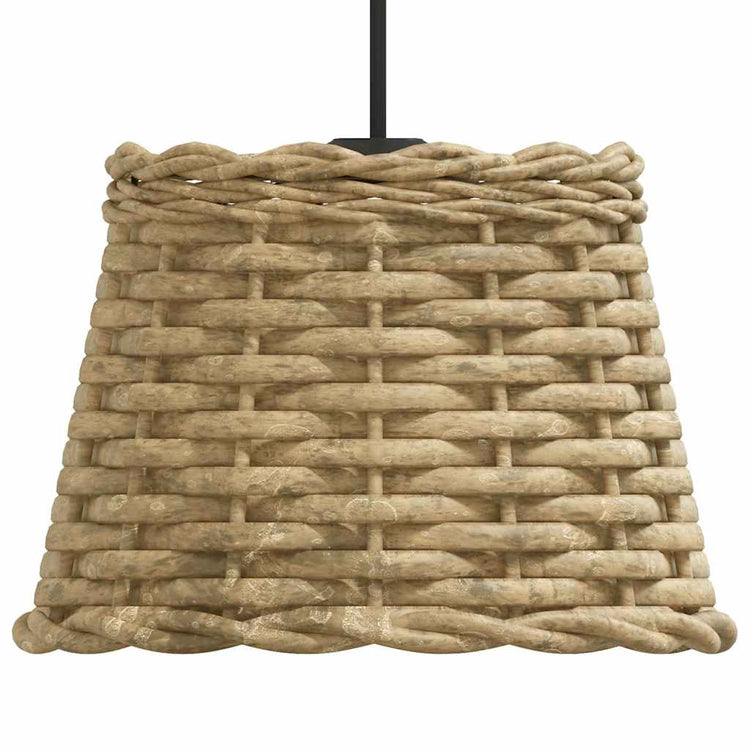 Vidaxl plafondlampenkap ø20x15 cm wicker bruin