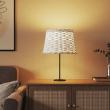 Vidaxl lampenkap ø40x26 cm wicker wit - afbeelding 3