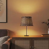 Vidaxl lampenkap ø25x17 cm wicker bruin - afbeelding 3