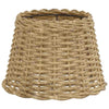 Vidaxl lampenkap ø30x20 cm wicker bruin