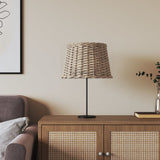 Vidaxl lampenkap ø40x26 cm wicker bruin - afbeelding 1
