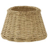 Vidaxl lampenkap ø45x28 cm wicker bruin