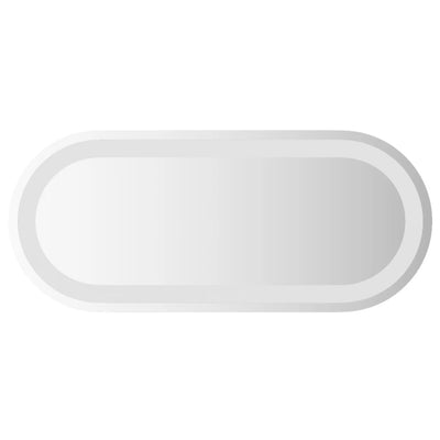 VidaXL Badkamerspiegel LED ovaal 60x25 cm