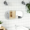 Vidaxl badkamerspiegel led ovaal 80x35 cm