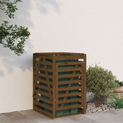 Vidaxl containerberging 84x90x128,5 cm massief grenenhout honingbruin - afbeelding 1