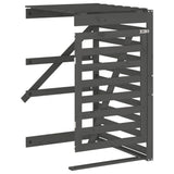 Vidaxl containerberging verlengstuk massief grenenhout grijs - afbeelding 2
