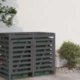 Vidaxl containerberging verlengstuk massief grenenhout grijs - afbeelding 3