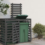 Vidaxl containerberging verlengstuk massief grenenhout grijs - afbeelding 1
