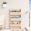 Vidaxl plantenbak wandmontage 3-laags 60x18,5x110 cm grenenhout