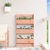 Vidaxl plantenbak wandmontage 3-laags 60x18,5x110 cm douglashout - afbeelding 3