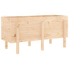 Vidaxl plantenbak verhoogd 121x50x57 cm massief grenenhout