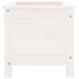 Vidaxl plantenbak 40x40x39 cm massief grenenhout wit - afbeelding 3
