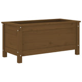 Vidaxl plantenbak 82,5x40x39 cm massief grenenhout honingbruin - afbeelding 2