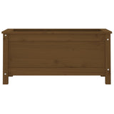 Vidaxl plantenbak 82,5x40x39 cm massief grenenhout honingbruin - afbeelding 3