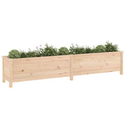 Vidaxl plantenbak verhoogd 199,5x40x39 cm massief grenenhout - afbeelding 3