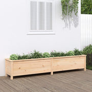Vidaxl plantenbak verhoogd 199,5x40x39 cm massief grenenhout - afbeelding 1