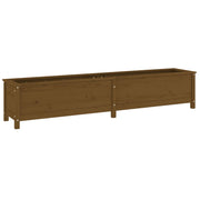 Vidaxl plantenbak verhoogd 199,5x40x39 cm massief grenen honingbruin - afbeelding 2