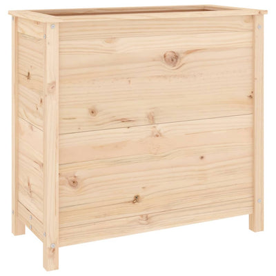 Vidaxl plantenbak 82,5x40x78 cm massief grenenhout