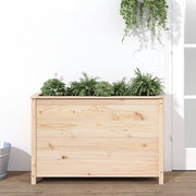 Vidaxl plantenbak verhoogd 119,5x40x78 cm massief grenenhout - afbeelding 1