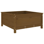 Vidaxl plantenbak 82,5x82,5x39 cm massief grenenhout honingbruin - afbeelding 2