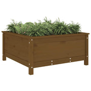 Vidaxl plantenbak 82,5x82,5x39 cm massief grenenhout honingbruin - afbeelding 3
