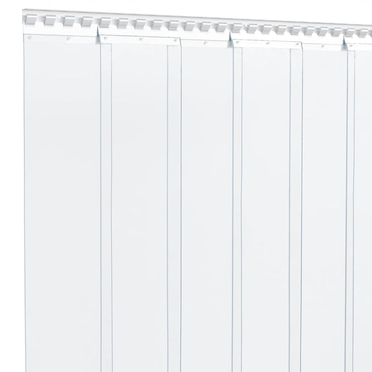 Vidaxl deurgordijn 200x1,6 mm 10 m pvc transparant