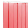 Vidaxl deurgordijn 200x1,6 mm 25 m pvc rood