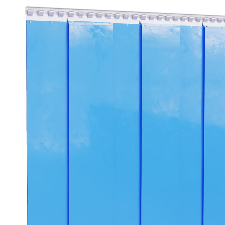 Vidaxl deurgordijn 300x2,6 mm 25 m pvc blauw