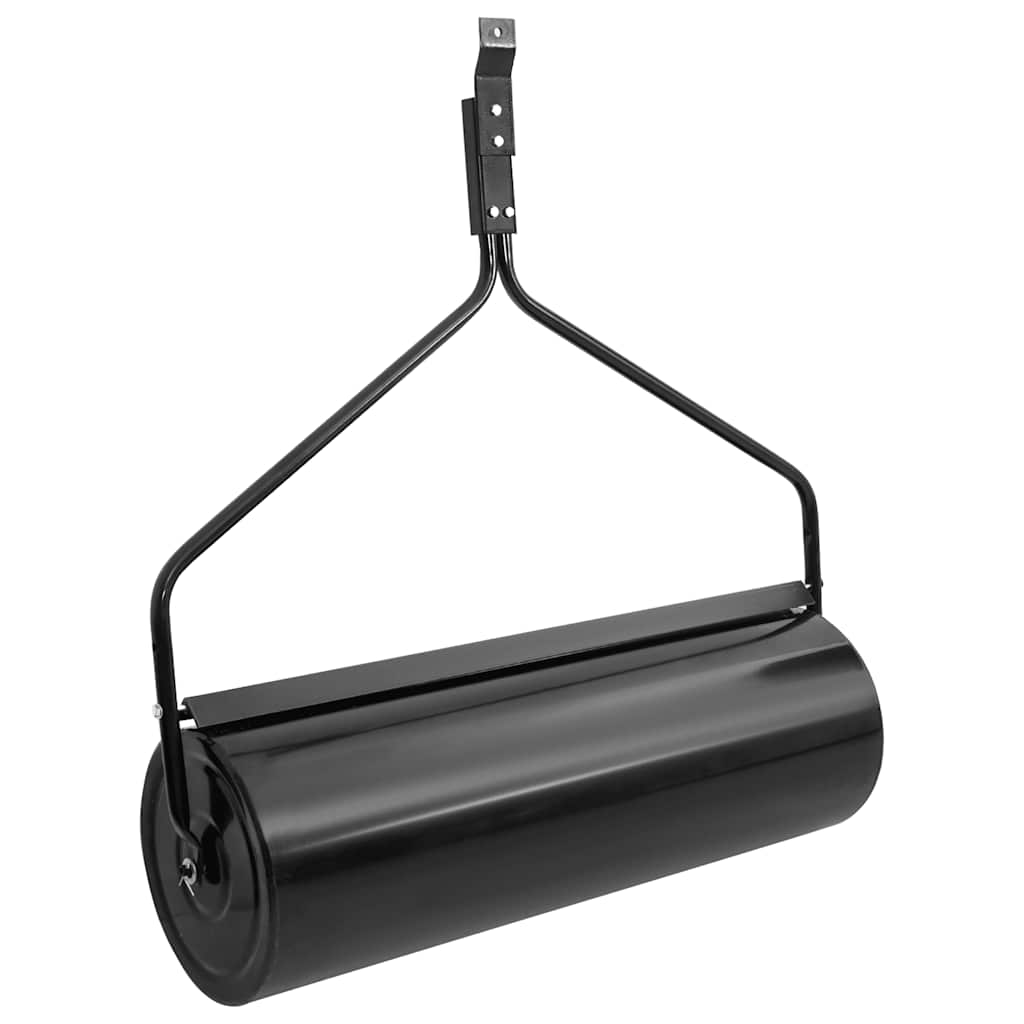 Vidaxl gazonroller duwmodel 63 l ijzer zwart