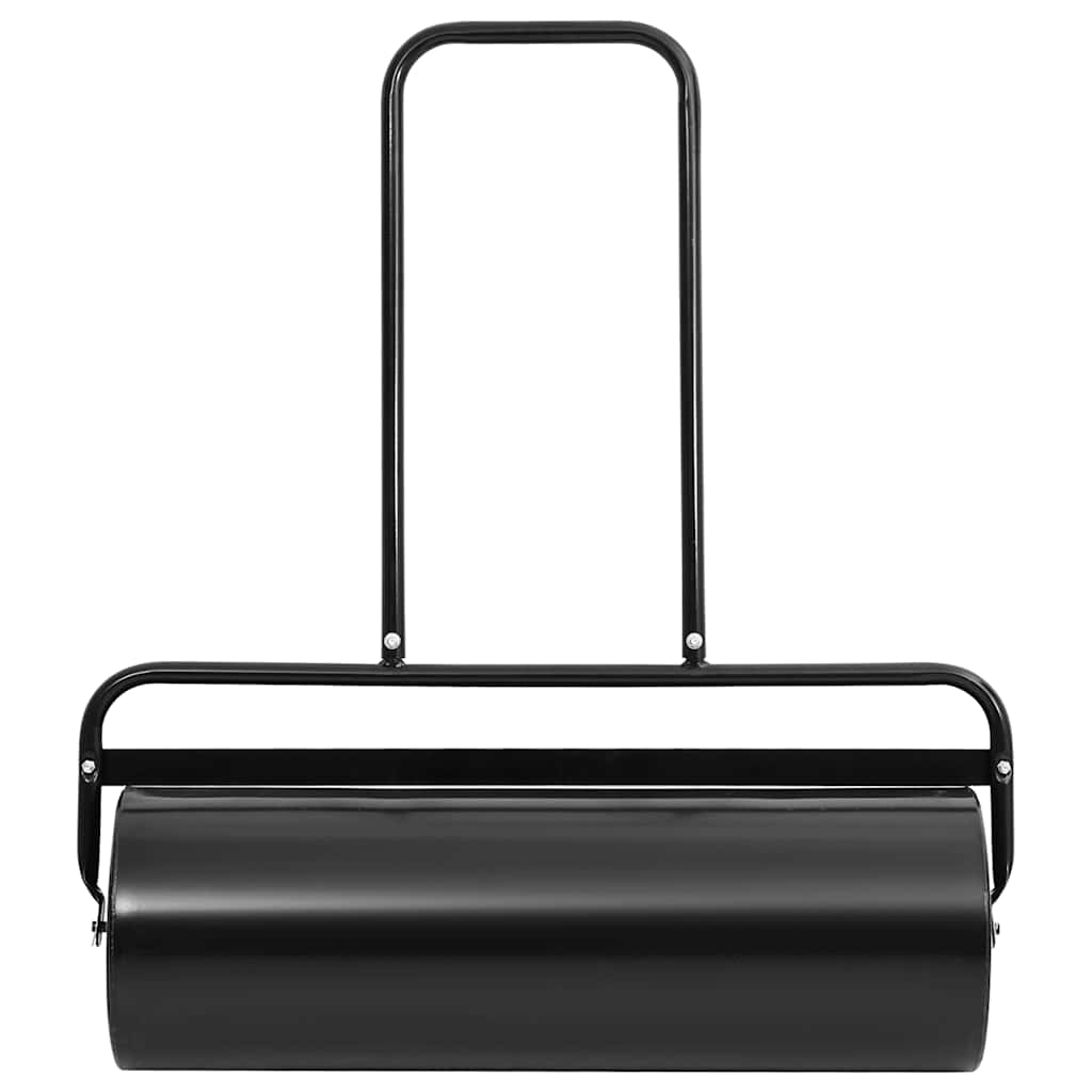 Vidaxl gazonroller duwmodel 63 l ijzer en staal zwart