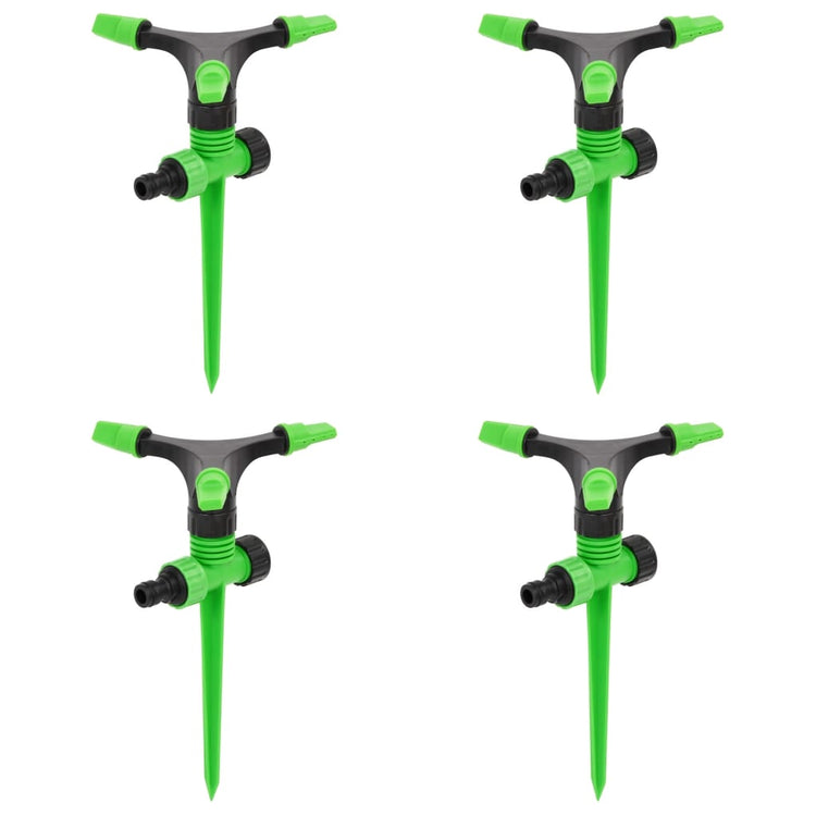 Vidaxl sproeiers 4 st 16x13,5x25,5 cm abs en pp groen en zwart