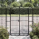 Vidaxl poort 121x8x150 cm smeedijzer zwart