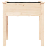 Vidaxl plantenbak met voering 71x37x76 cm massief vurenhout - afbeelding 3