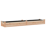 Vidaxl plantenbak verhoogd met voering 240x45x25 cm massief vurenhout - afbeelding 2