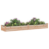 Vidaxl plantenbak verhoogd met voering 240x45x25 cm massief vurenhout - afbeelding 3