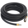 Vidaxl luchtslang hybride 0,6'' 10 m rubber en pvc zwart
