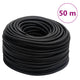 Vidaxl luchtslang hybride 0,6'' 50 m rubber en pvc zwart