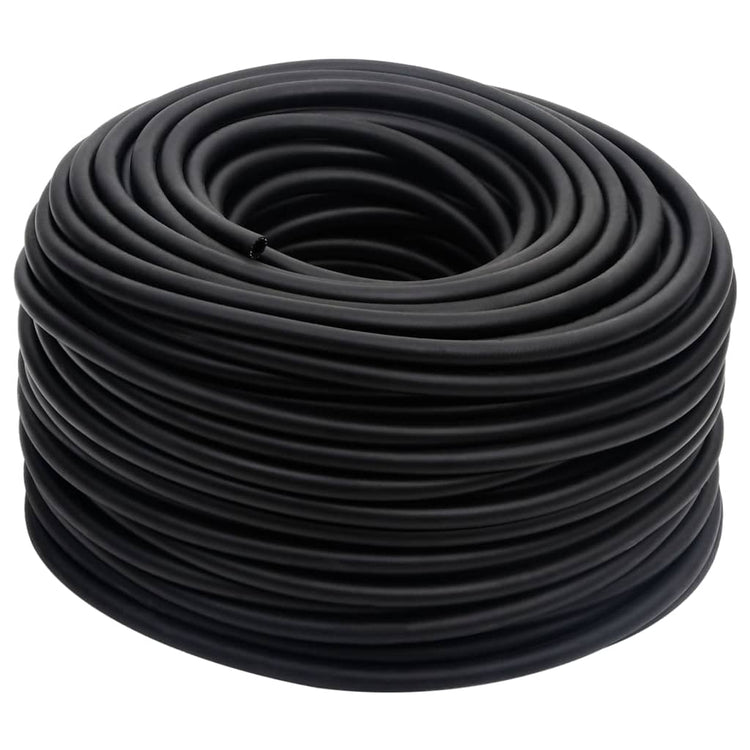 Vidaxl luchtslang hybride 0,6'' 50 m rubber en pvc zwart