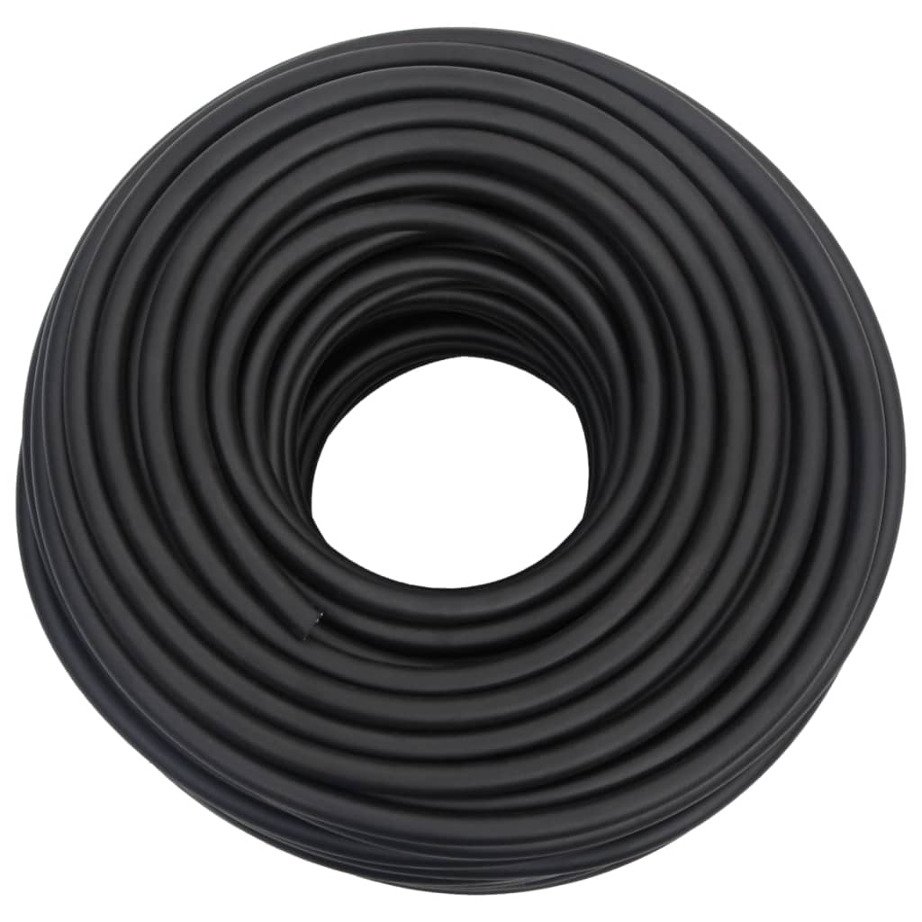Vidaxl luchtslang hybride 0,6'' 50 m rubber en pvc zwart