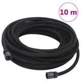 Vidaxl druppelslang 0,6'' 10 m rubber zwart - afbeelding 1