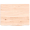 Vidaxl wastafelblad 40x30x2 cm onbehandeld massief hout