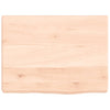 Vidaxl wastafelblad 40x30x(2-4) cm onbehandeld massief hout
