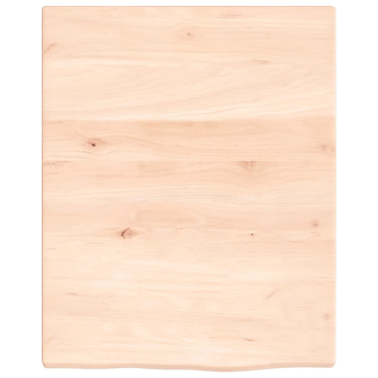 Vidaxl wastafelblad 40x50x2 cm onbehandeld massief hout