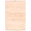 Vidaxl wastafelblad 40x60x(2-6) cm onbehandeld massief hout
