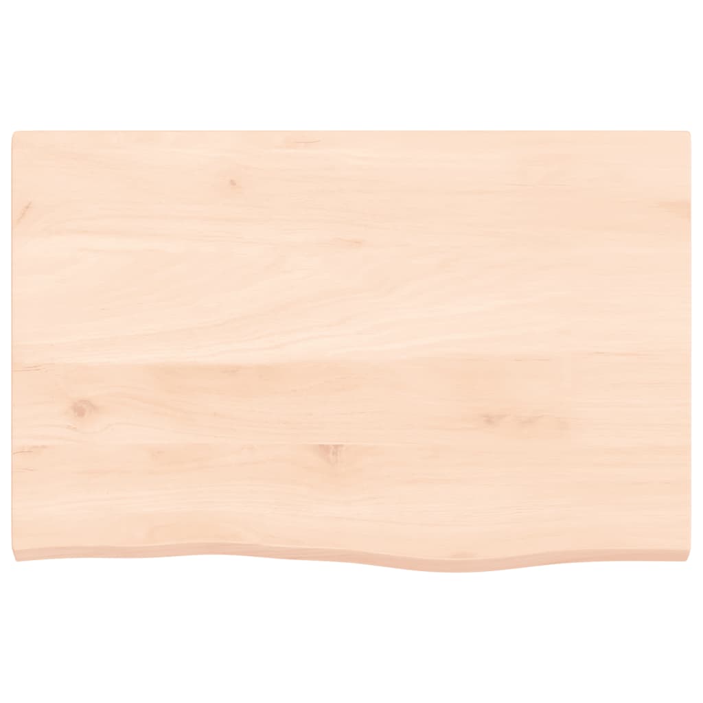 Vidaxl wastafelblad 60x40x2 cm onbehandeld massief hout