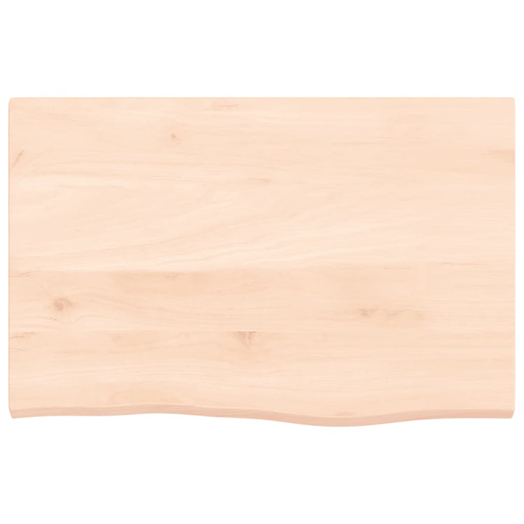 Vidaxl wastafelblad 60x40x2 cm onbehandeld massief hout